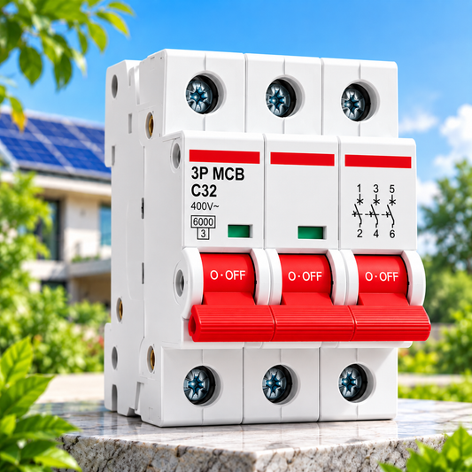3P MCB Circuit Breaker – Triple Pole Electrical Protection