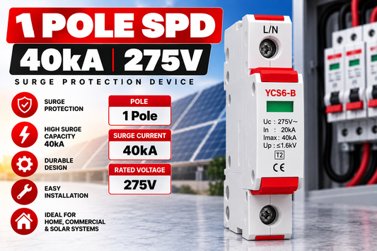 1 Pole SPD 40kA 275V – YCS6-B Surge Protection Device