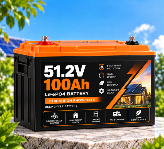 51.2V 100Ah LiFePO4 Lithium Battery – Deep Cycle Solar Storage