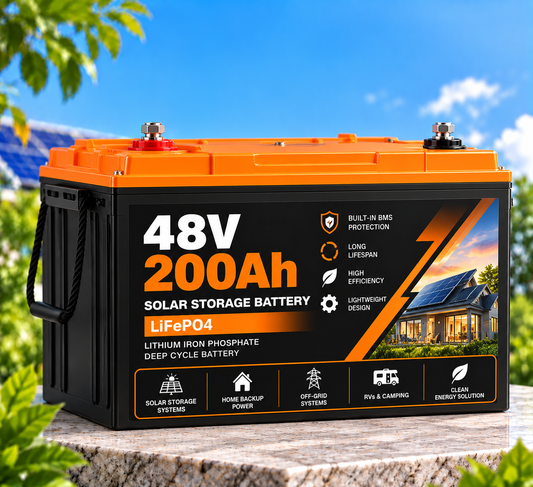 48V 200Ah LiFePO4 Solar Storage Battery – Deep Cycle Energy Storage